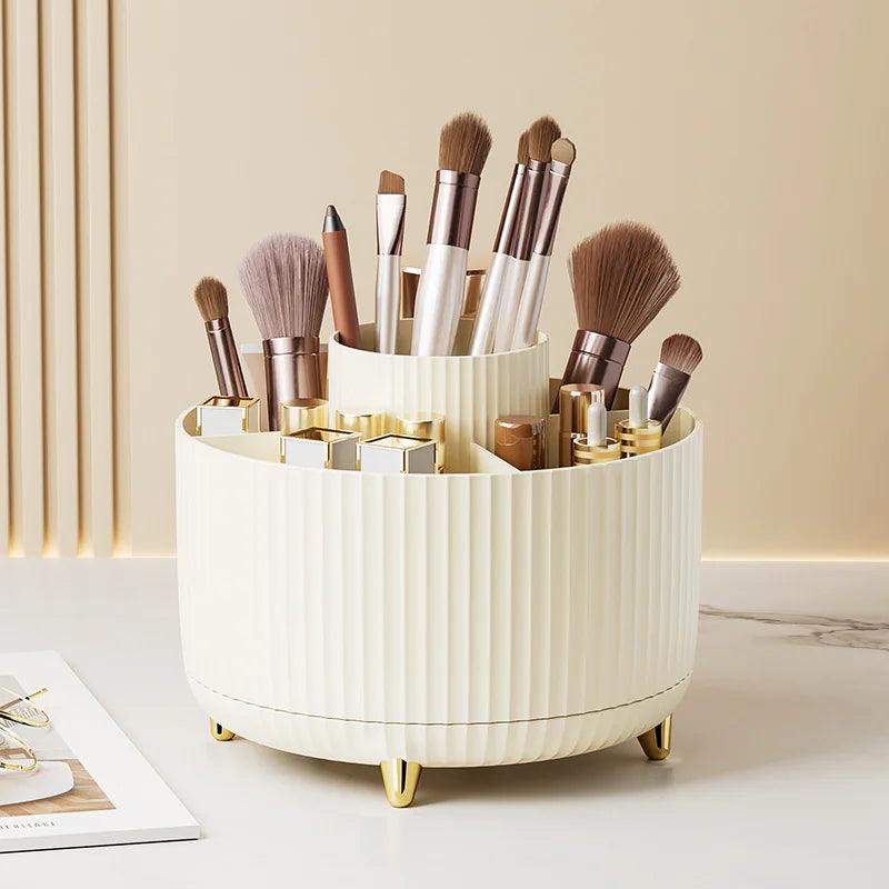 Rotating Desktop Makeup Brush Organizer - Soluna Bliss