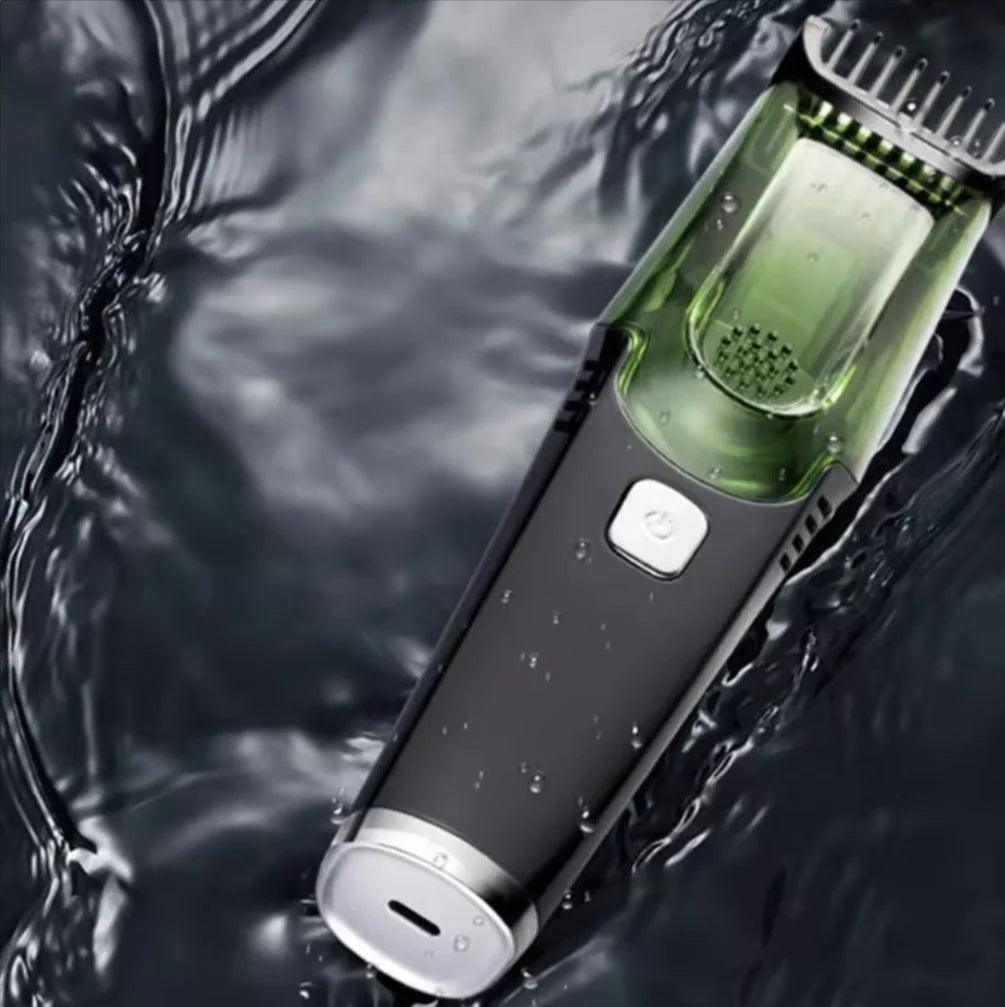 Washable Electric Vacuum Beard Trimmer - Soluna Bliss