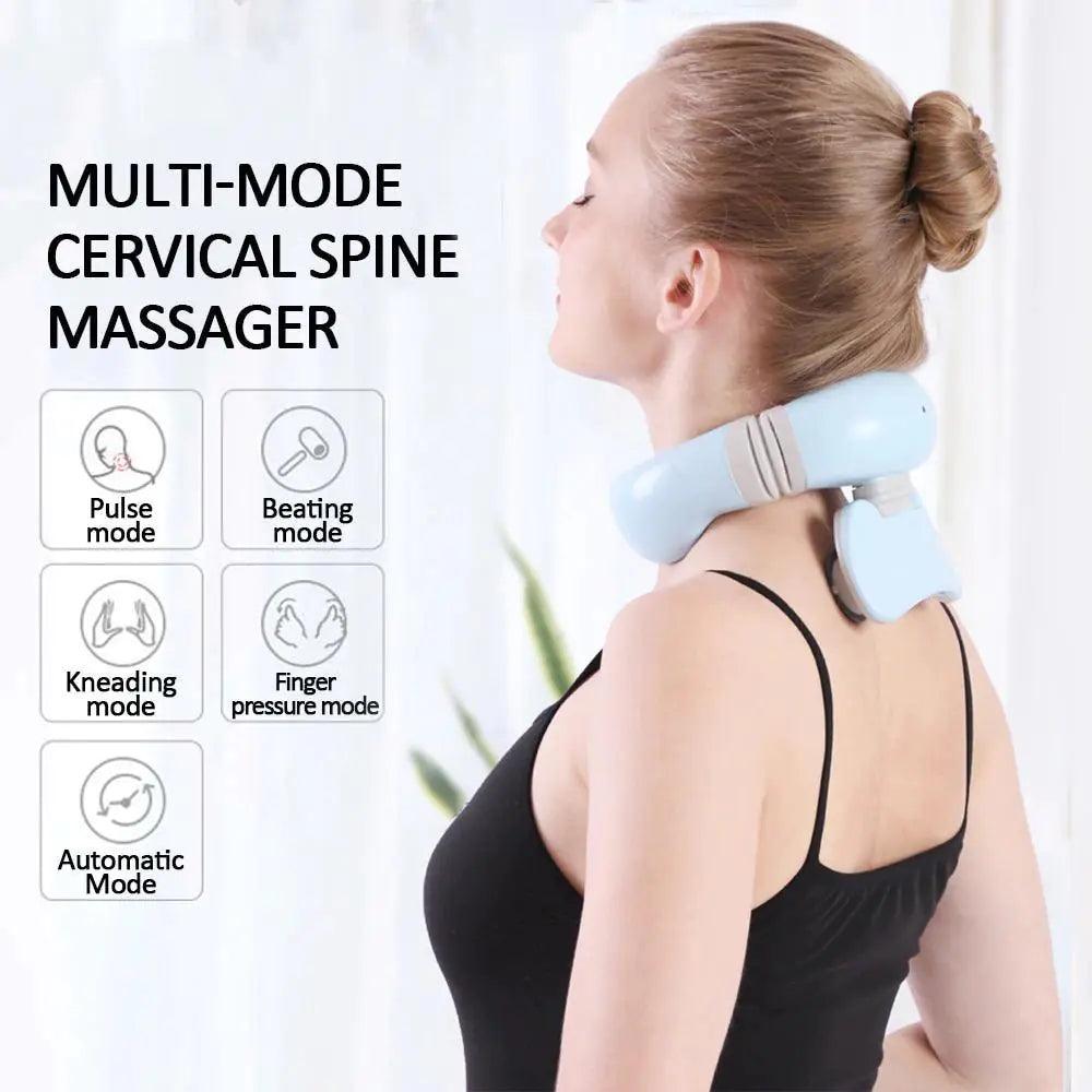 Electric Intelligent Neck Shoulder Massager - Soluna Bliss