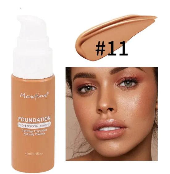 12-Color Liquid Foundation & Concealer - Soluna Bliss