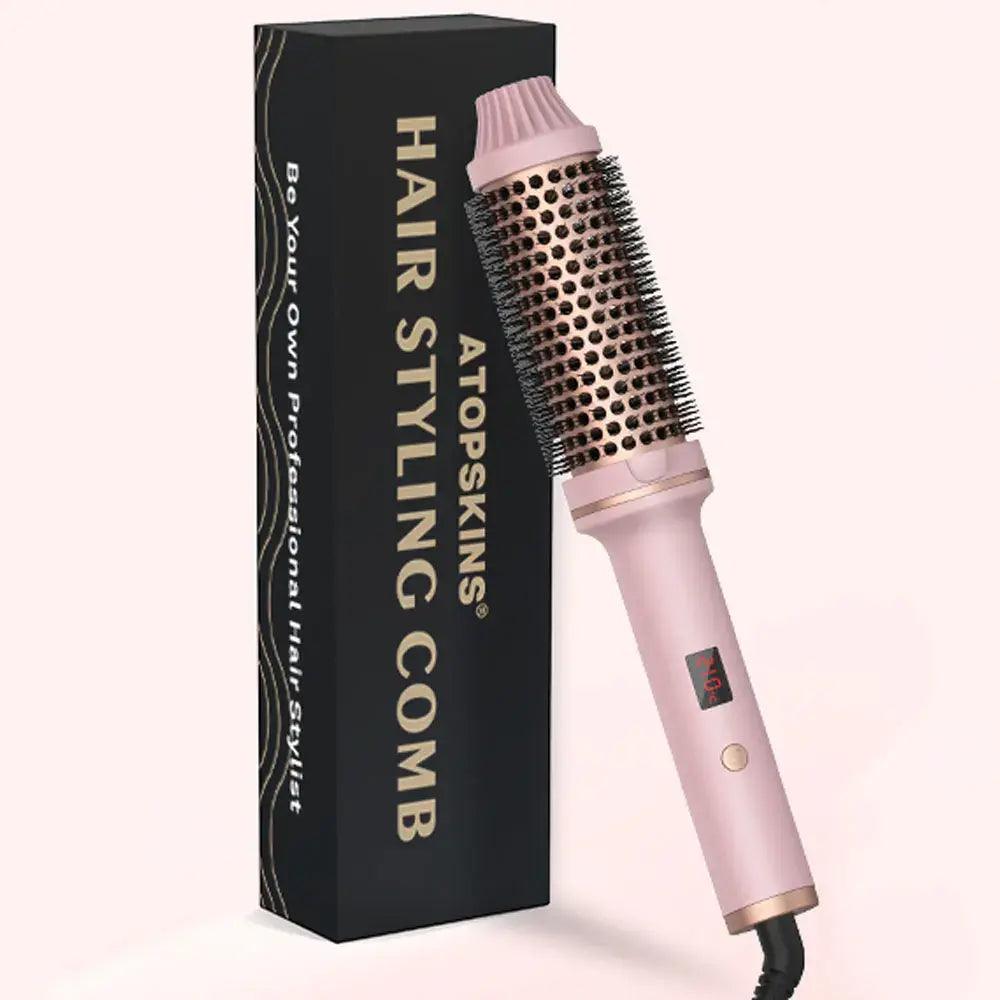 Heated Curling Iron Brush - Soluna Bliss