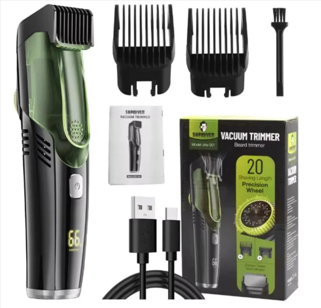 Washable Electric Vacuum Beard Trimmer - Soluna Bliss