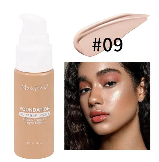 12-Color Liquid Foundation & Concealer - Soluna Bliss