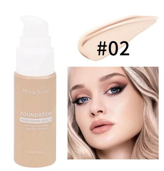 12-Color Liquid Foundation & Concealer - Soluna Bliss