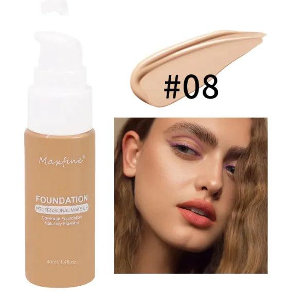 12-Color Liquid Foundation & Concealer - Soluna Bliss