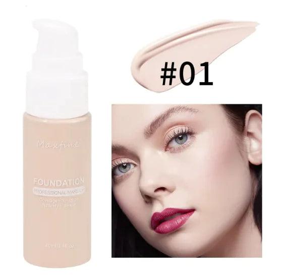 12-Color Liquid Foundation & Concealer - Soluna Bliss