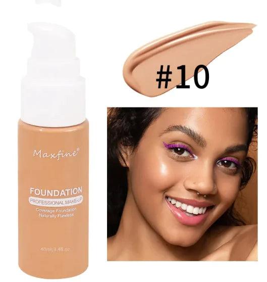 12-Color Liquid Foundation & Concealer - Soluna Bliss