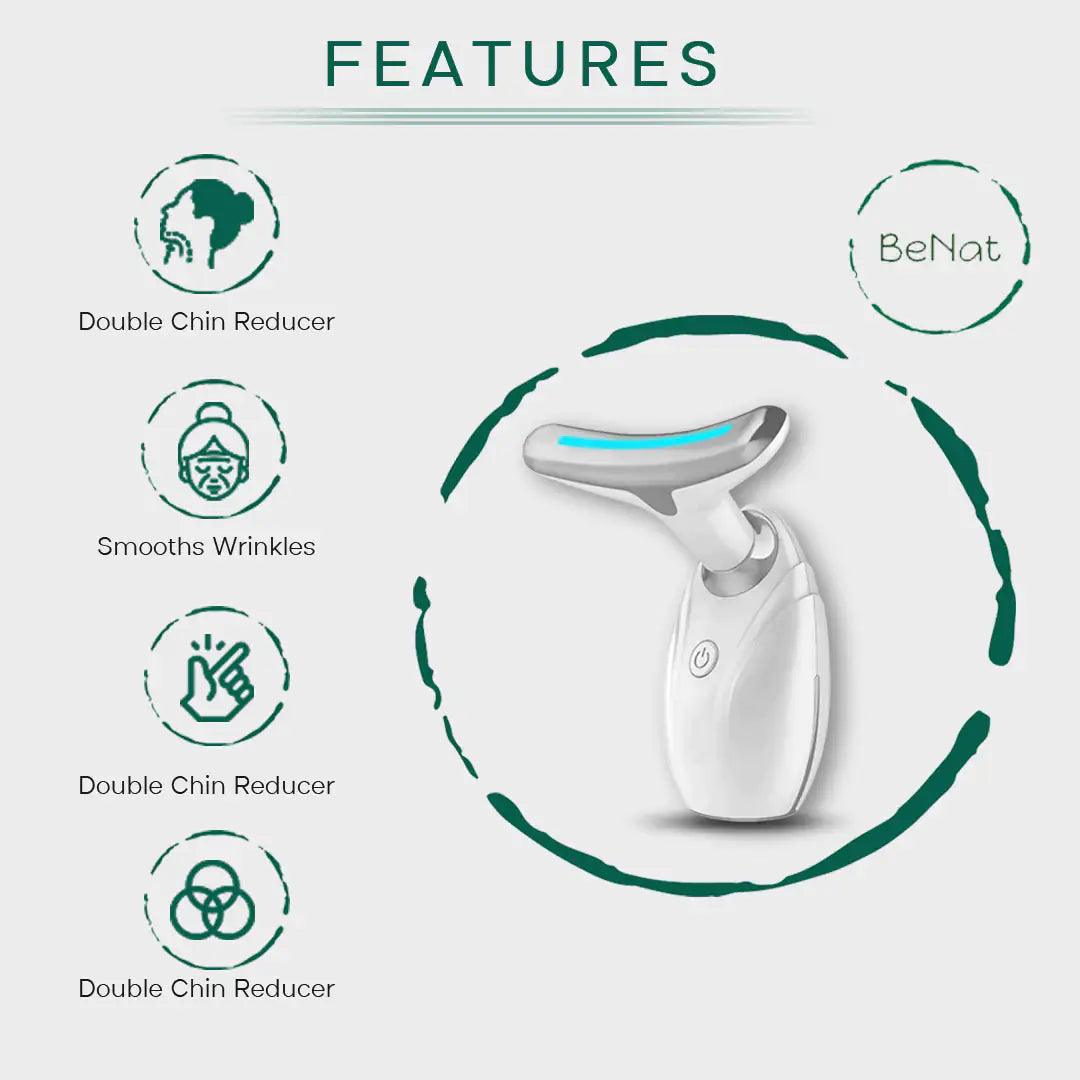 Neck & Face Lifting LED Therapy Device - Soluna Bliss